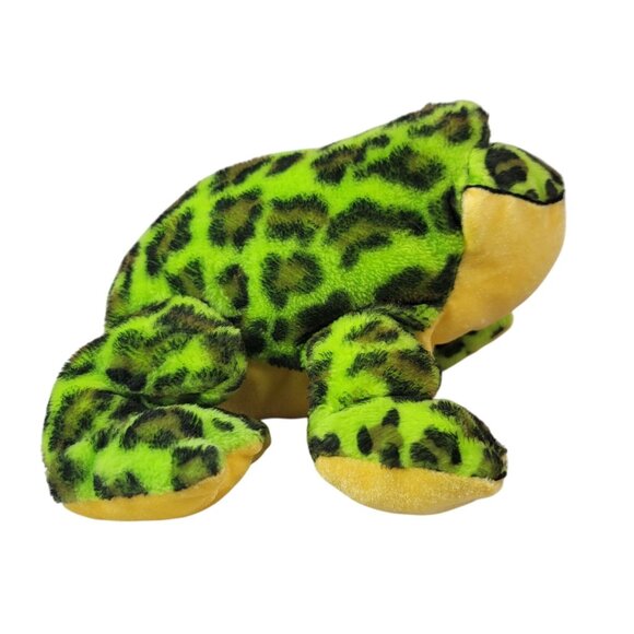 2/$15 Webkinz Bullfrog Plush Green Frog Stuffed Animal Beans Ganz No Codes HM114 - Picture 7 of 11
